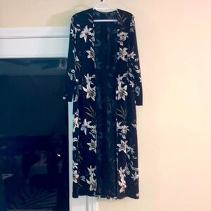 Flower, long cover-up